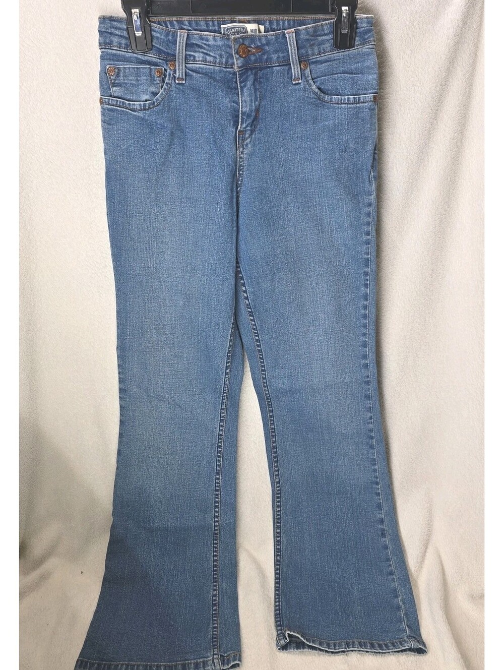 Levi Strauss & Co. Signature Stretch Mid Rise Bootcut Jeans Misses Size 4 Short